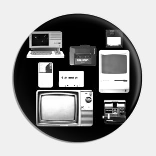 Retro TV, Music, PC Pin