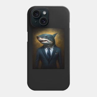 Royal Portrait of a Shark Phone Case