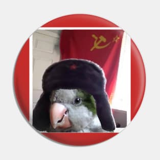 Comrade parrot Pin