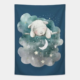 Sweet dreams of a bear cub Tapestry