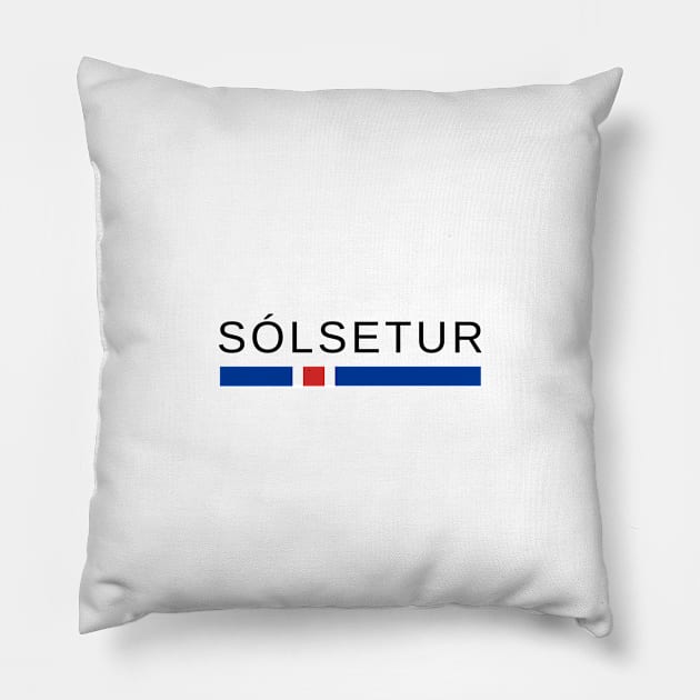 Sólsetur Iceland Pillow by icelandtshirts