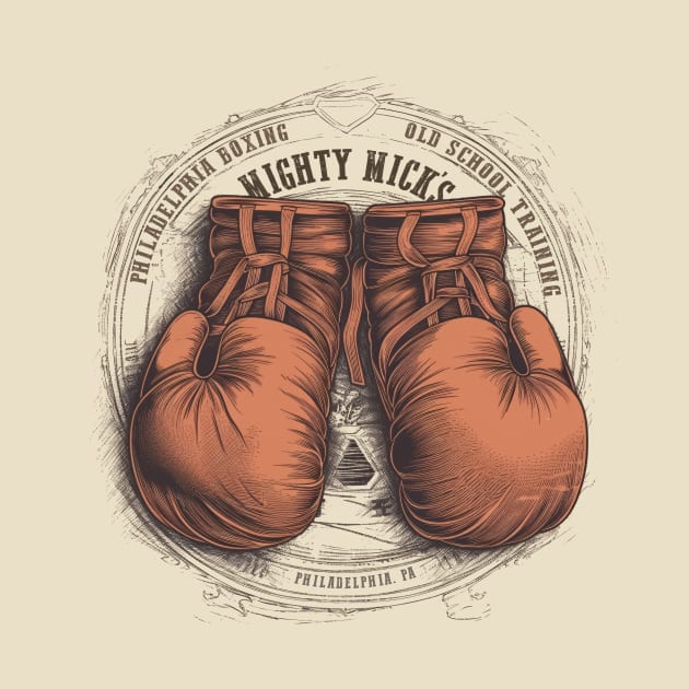 Mighty Mick's Boxing Gym - Vintage Design by DesignedbyWizards