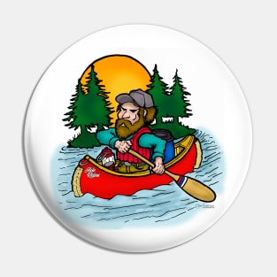 Canoe camper Pin