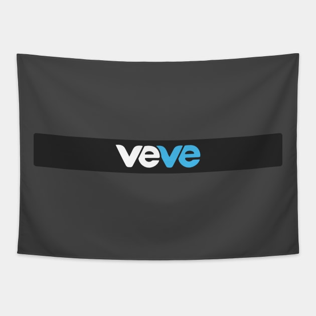 VeVe Merch with small VeVe Logo Tapestry by info@dopositive.co.uk