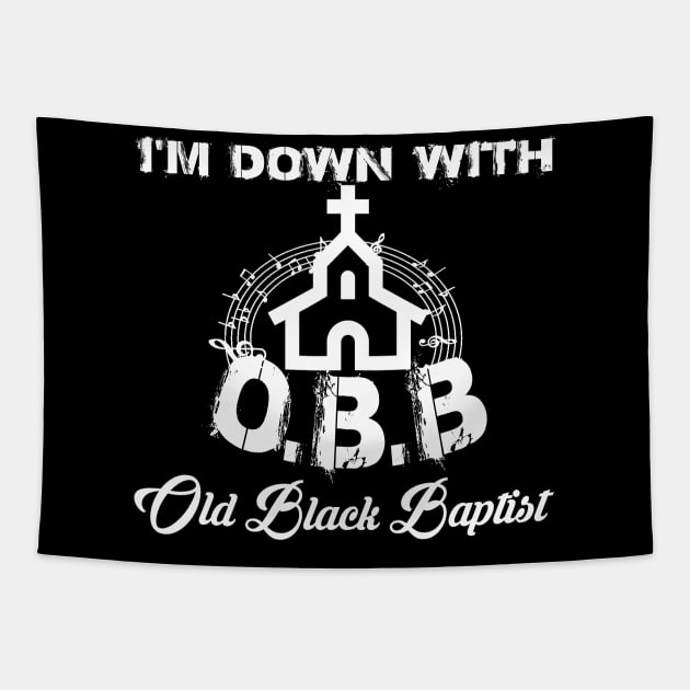 O.B.B (Old Black Baptist) - Joe Francis McCalister Original Tapestry by Ruach Runner