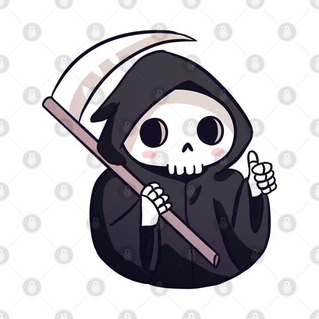 Cute  grim reaper by Yarafantasyart