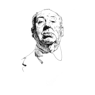 Alfred Hitchcock Sketch T-Shirt