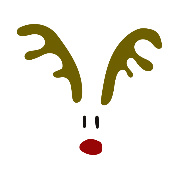 Christmas Red-Nose Reindeer by lou351007