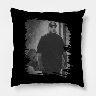 Luke combs // Retro Poster Pillow