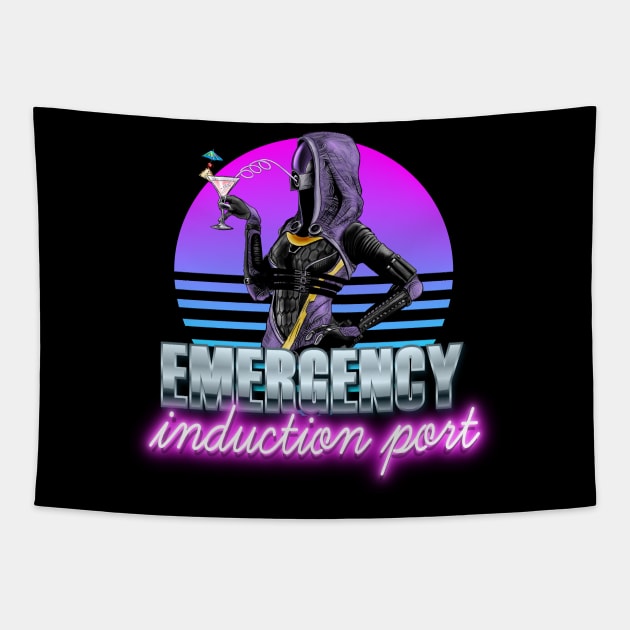 Emergency Induction Port Tapestry by aparttimeturtle