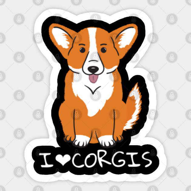 A Happy Corgi Graphic A Happy Corgi Graphic Sticker Teepublic Au Corgi cartoon 1 of 27. teepublic