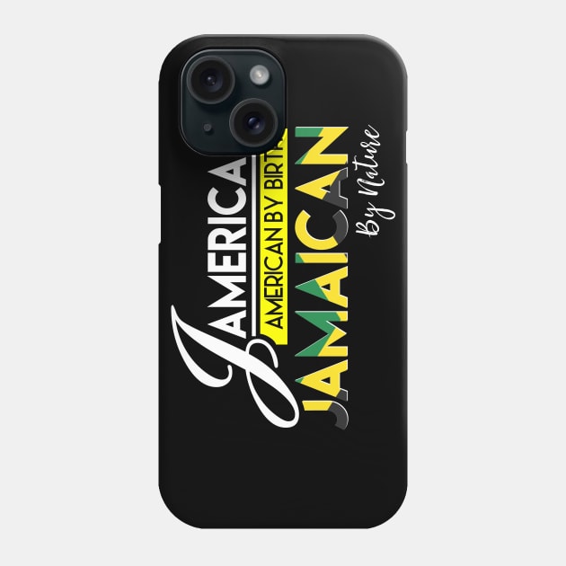 Jamerican Jamaican American Phone Case by Yaad Man