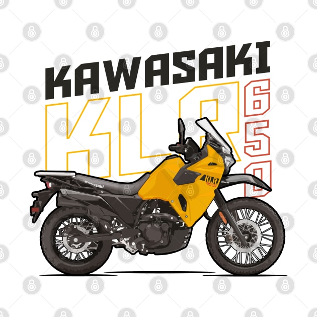 KLR 650 - Yellow by Tomislav Lozić