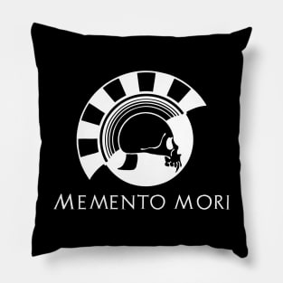 Memento Mori - Stoic Philosophy Latin Saying - Stoicism Pillow