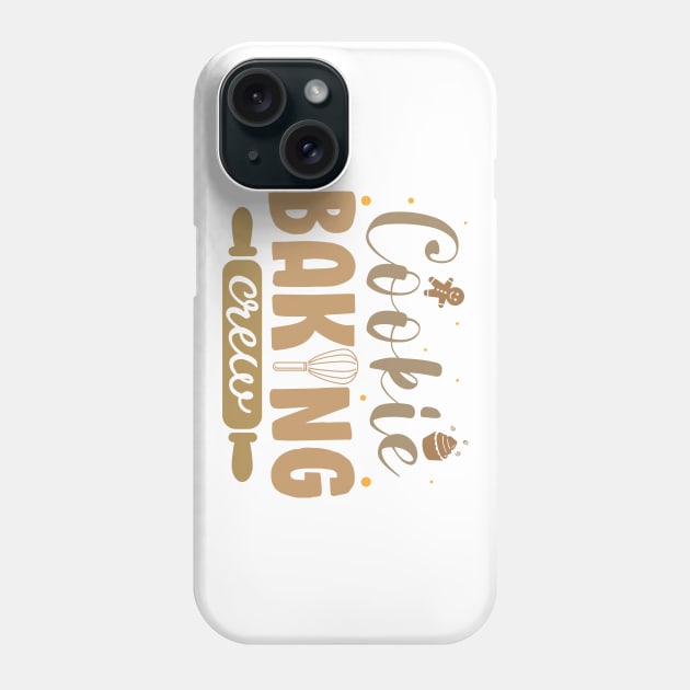 Cookie Baking Crew Funny Christmas Holiday Cookies Gift Phone Case by norhan2000