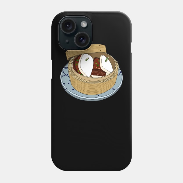 Yummy Pork Bun Phone Case by lamaisondulapino