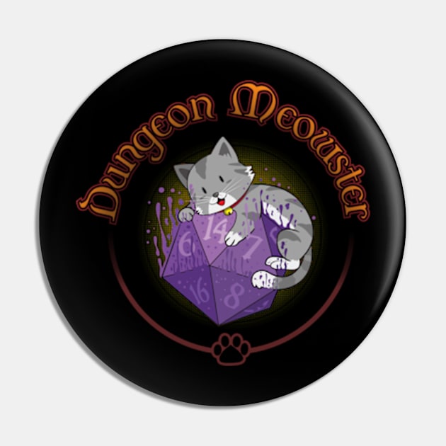 Dungeon Meowster Pin by kladenko