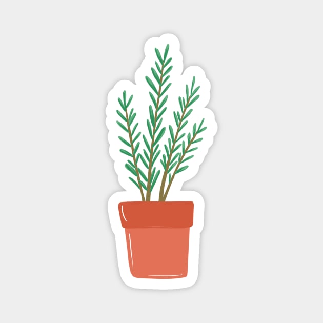 Herb Garden/Rosemary Magnet by CorgiButtDance