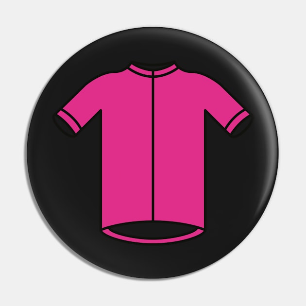 Pink Giro Cycling Jersey Pattern Pin by Radradrad