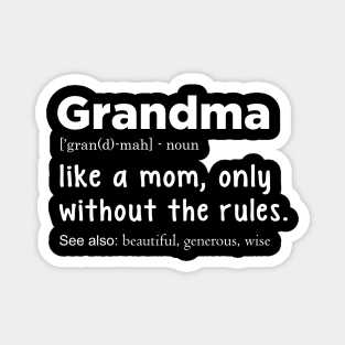 Grandma Funny quote Magnet