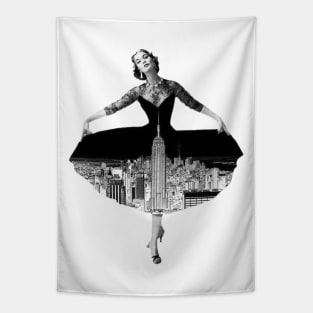 New York Woman Tapestry