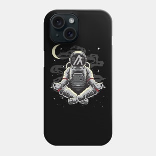 Astronaut Yoga Algorand ALGO Coin To The Moon Crypto Token Cryptocurrency Wallet Birthday Gift For Men Women Phone Case