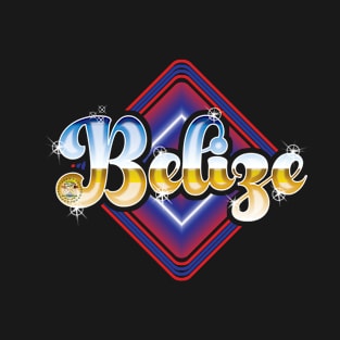 Belize 80's Style design T-Shirt