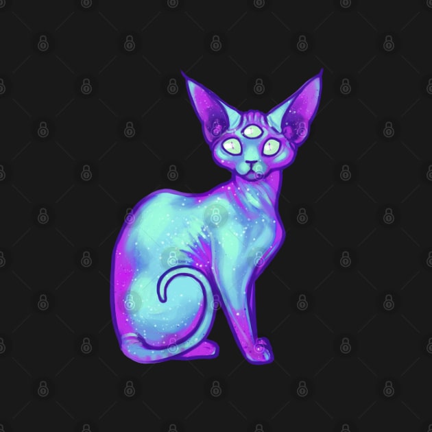 Galaxy Cat by hollowedskin