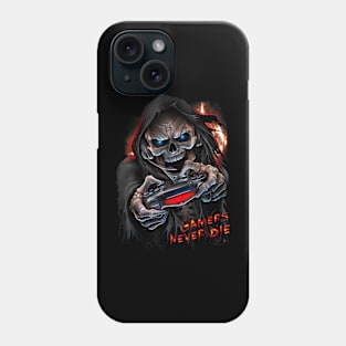 Gamers never die - Respawn - Gothic Reaper - Spiral Original Phone Case