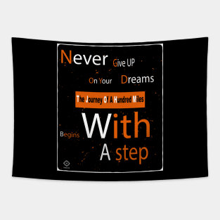 Never Give Up Tapestry