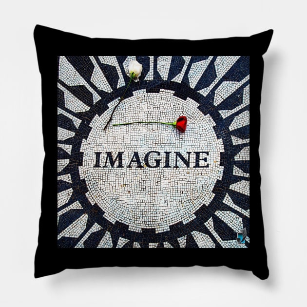 IMAGINE Pillow by JFPtees