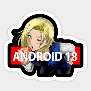 Dragon Ball Sticker – Android 17 – Acid Ink Designs