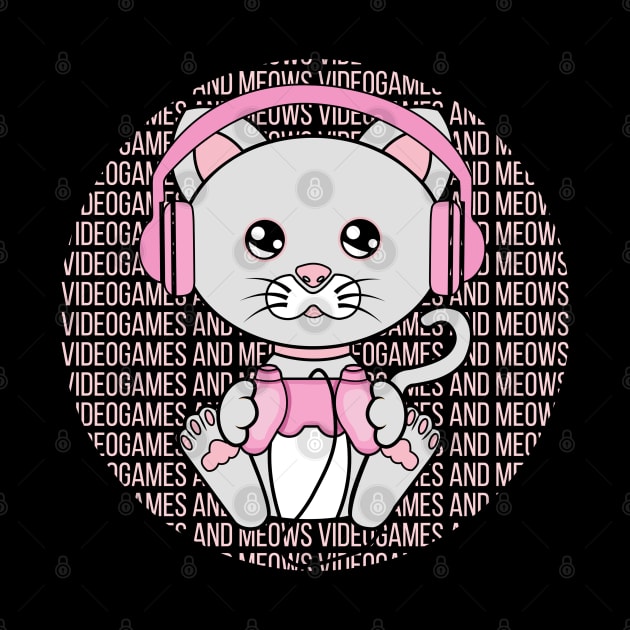 All I Need is videogames and cats, videogames and cats, videogames and cats lover by JS ARTE