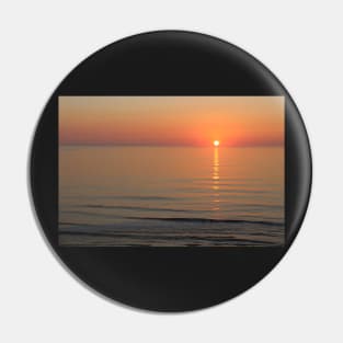 Symphony in Orange, Ocean Sunrise Pin