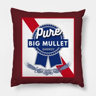 Pabst Blue Ribbon Mullet Pillow