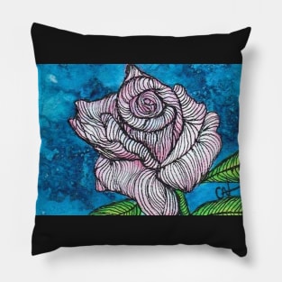 Pink Rose Pillow