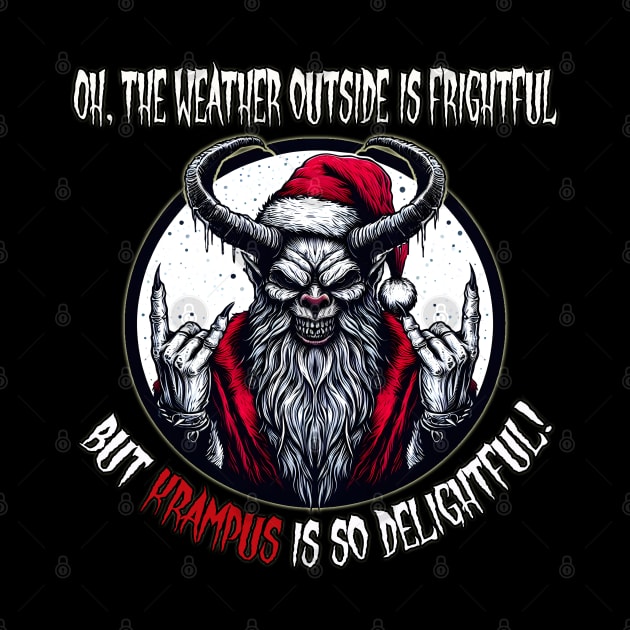 Creepy and Metalhead Christmas Krampus by MetalByte