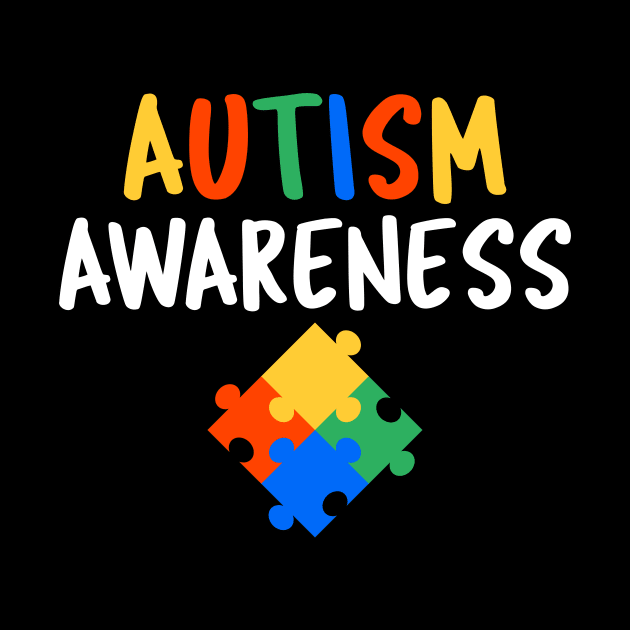 Cute Autism Awareness Colorful Puzzle by theperfectpresents