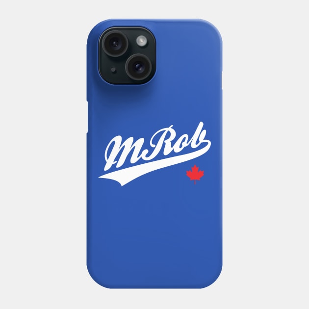 MRob - Baseball Shirsey Phone Case by TheClementW