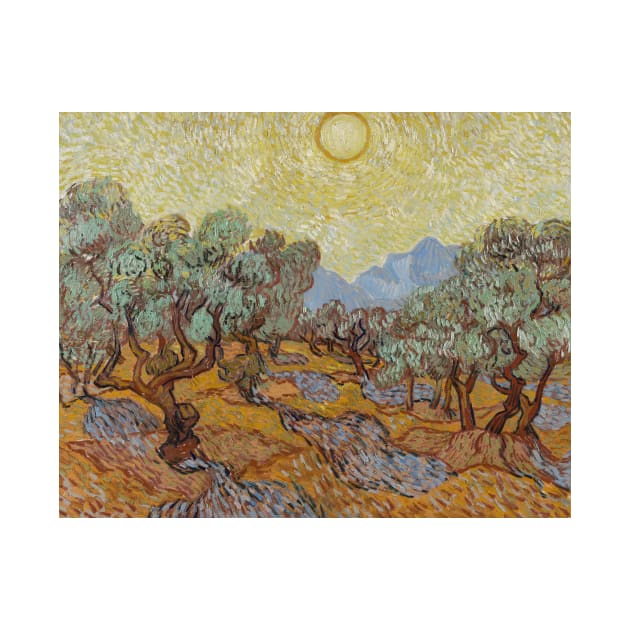 Olive Trees by Vincent van Gogh by Classic Art Stall