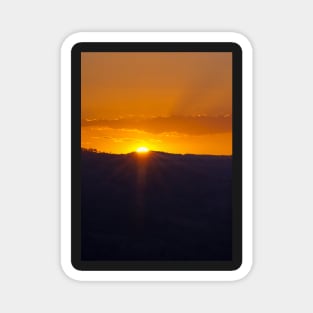 Sunset - Orange glow Magnet
