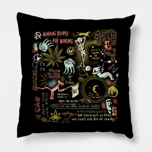 TM420 Doodles Pillow