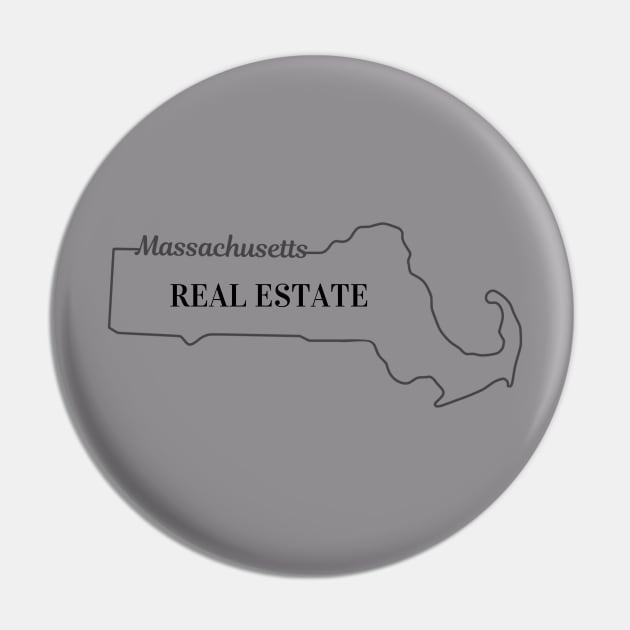 Massachusetts Real Estate Pin by atomicpropertiesnc