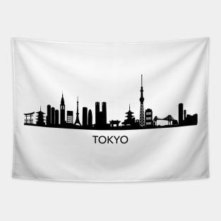 Tokyo Skyline Tapestry