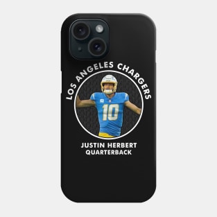 JUSTIN HERBERT - QB - LOS ANGELES CHARGERS Phone Case