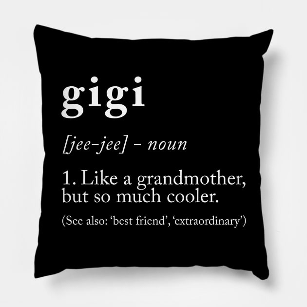 Gigi Definition Pillow by evermedia