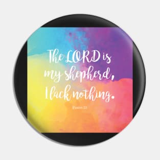 Psalm 23 The Lord is my Shepherd Scripture Pin