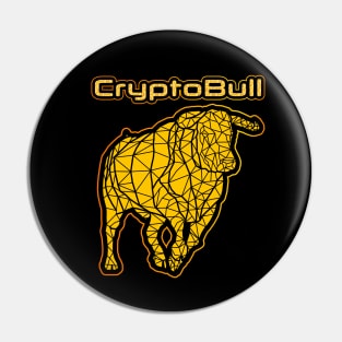 Crypto Bull - Bitcoin Pin