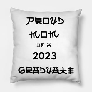 Proud Mom Of A 2023 Graduate Pillow