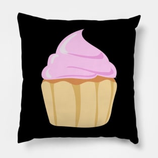 Pink cream cupcake Pillow